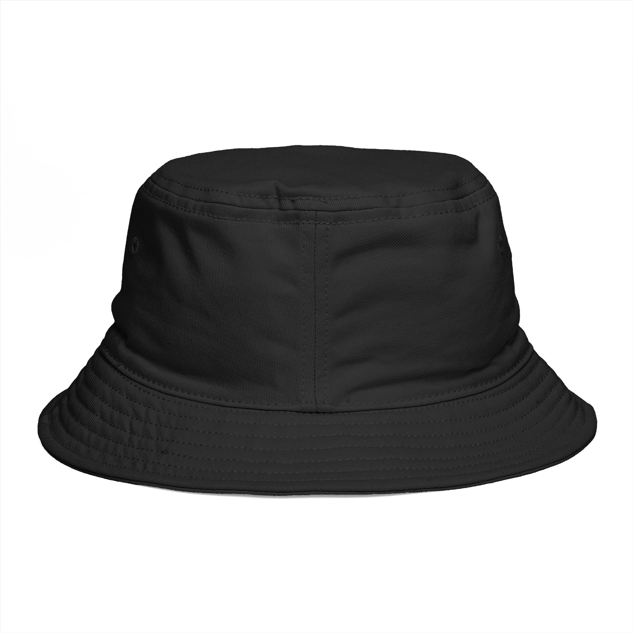 MF Script Embroidered Bucket Hat — Monogram Fashion Cap